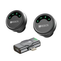 Microfone Sem Fio HREBOS Air Mic Compatível para iPhone e iPad (iOS) 2.4GHz, Alcance de 25m Modelo IF-1000I Microfone Sem Fio HREBOS Air Mic Compatível para iPhone e iPad (iOS) 2.4GHz, Alcance de 25m Modelo IF-1000I