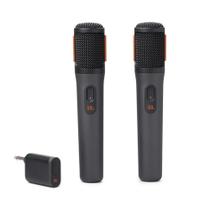 Microfone sem fio Jbl Wireless Par com 2 microfones Preto