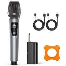 Microfone sem fio JYX Professional UHF Metal Handheld Mic Microfone sem fio JYX Professional UHF Metal Handheld Mic