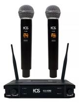 Microfone Sem Fio K392M Duplo Mão Profissional Kadosh