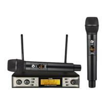 Microfone Sem fio K402M UHF Digital Mão Duplo Kadosh