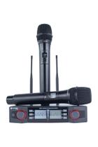 Microfone Sem Fio Kadosh Duplo de Mão K402M Profissional Microfone Sem Fio Kadosh Duplo de Mão K402M Profissional