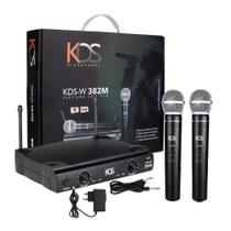 Microfone Sem Fio Kadosh K-382M Dinâmico UHF Profissional