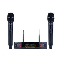 Microfone Sem Fio Kadosh K-402M UHF Duplo