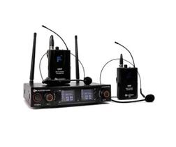 Microfone sem fio kadosh k 502h headset duplo Microfone sem fio kadosh k 502h headset duplo