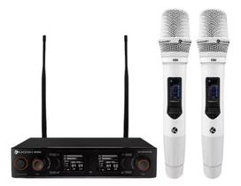 Microfone sem Fio Kadosh K 502W Duplo Profissional Anatel