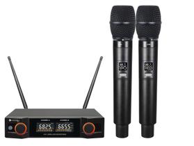 Microfone sem Fio Kadosh K402m Duplo Mão