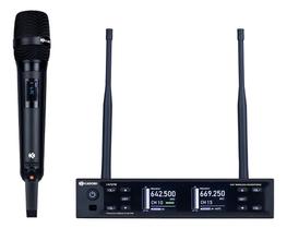 Microfone Sem Fio Kadosh K461m Uhf Com Talkback - Preto Microfone Sem Fio Kadosh K461m Uhf Com Talkback - Preto