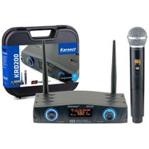 Microfone Sem Fio Karsect KRD200 SM Mão KRD-200