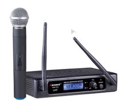 Microfone Sem Fio Karsect KRU-210M UHF