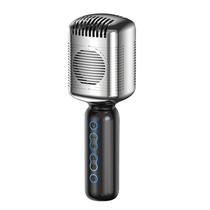 Microfone Sem Fio Km600 Redução de Ruído Portátil Inteligente Compatível com Bluetooth Microfone Condensador Leitor de Música Para Cantar