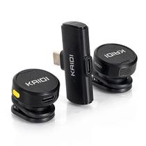 Microfone Sem Fio Lapela Duplo Anti Ruído Kaidi KMF4-C Microfone Sem Fio Lapela Duplo Anti Ruído Kaidi KMF4-C