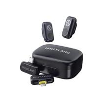 Microfone Sem Fio Lapela Hollyland Lark A1 Duo USB-C e Lightning Preto Microfone Sem Fio Lapela Hollyland Lark A1 Duo USB-C e Lightning Preto