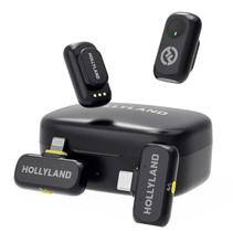 Microfone Sem Fio Lapela Hollyland Lark A1 Profissional Cor Preto Microfone Sem Fio Lapela Hollyland Lark A1 Profissional Cor Preto