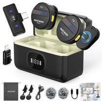 Microfone sem fio Lavalier Neewer para iPhone com bateria de 24 horas Microfone sem fio Lavalier Neewer para iPhone com bateria de 24 horas