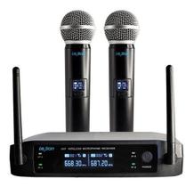 Microfone Sem Fio Le Son LS902 Duplo Plus Digital - Preto
