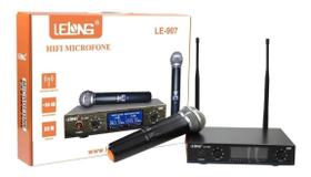 Microfone Sem Fio Lelong Le907 Profissional Le-907 Igreja Microfone Sem Fio Lelong Le907 Profissional Le-907 Igreja