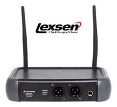 Microfone sem Fio Lexsen Lm-258u Duplo Uhf