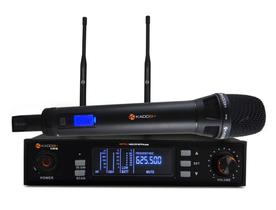 Microfone sem fio Mão UHF Digital Sistema IR K901M Kadosh Homologação: 37062009020