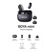 Microfone Sem Fio Mini-11 Lapela Android/Ios/Camera Preto