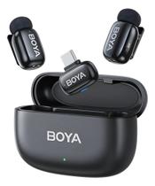 Microfone Sem Fio Mini Usb C Lapela Preto