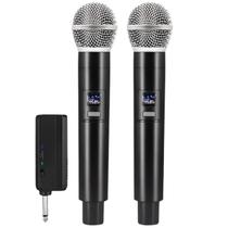 Microfone Sem Fio Palestra Profissional Dual Wireless Led Microfone Sem Fio Palestra Profissional Dual Wireless Led