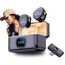 Microfone Sem Fio para Gravar Vídeos Android e iPhone