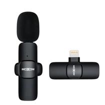 Microfone Sem Fio para Smartphone Moxom MX-AX39 com Lightning - Preto