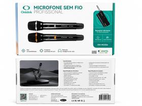 Microfone Sem Fio Profissional Alta Qualidade UHF para Canto e Palestras DUPLO Microfone Sem Fio Profissional Alta Qualidade UHF para Canto e Palestras DUPLO