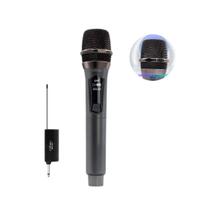Microfone Sem Fio Profissional Bivolt, Display Led, Qualidade Sonora, Processador de Áudio Especial - COIBEU