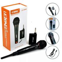 Microfone Sem Fio Profissional Completo Lelong Wireless Le-996w