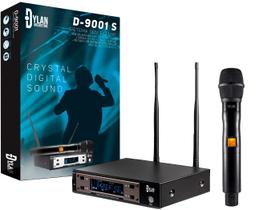 Microfone Sem Fio Profissional Dylan D-9001s UHF 100 Canais