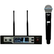 Microfone Sem Fio Profissional UHF SD-80M - Soundrix