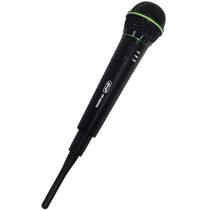 Microfone sem Fio Profissional Wireless P10 para Karaokê e Caixa de Som Knup KP-M0005 Preto
