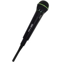 Microfone sem Fio Profissional Wireless P10 para Karaokê e Caixa de Som Knup KP-M0005 Preto