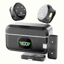 Microfone sem fio R RUCKERCO Lavalier para iPhone/Câmera/PC