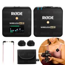Microfone Sem Fio Rode Wireless Go Ii Usb E P2 Trs Completo