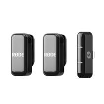 Microfone sem fio RØDE Wireless Micro com estojo de carregamento preto