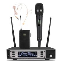 Microfone Sem Fio Sennheiser Headset Ew135g4 Duplo Uhf Profissional Microfone Sem Fio Sennheiser Headset Ew135g4 Duplo Uhf Profissional