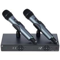Microfone Sem Fio Sennheiser XSW 1-835 Dual Vocal Set Preto