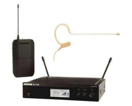 Microfone sem fio shure blx14rbr/mx53 rack com earset mx153