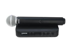 Microfone Sem Fio Shure Blx24/pg58 Profissional Dinâmico Cardioide Original Com Nota Fiscal Microfone Sem Fio Shure Blx24/pg58 Profissional Dinâmico Cardioide Original Com Nota Fiscal