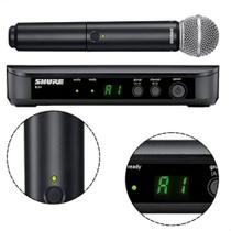 Microfone sem Fio Shure Blx24br Pg58-j10 Microfone sem Fio Shure Blx24br Pg58-j10