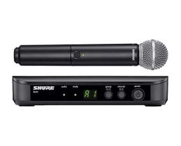 Microfone sem fio shure mao blx24br/ sm58