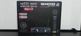Microfone sem fio soundvoice mm-220 sf único