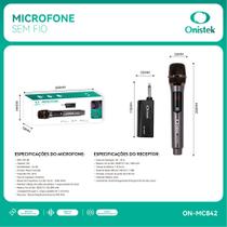 Microfone Sem Fio Tipo C 2.4GHz Receptor 6,35mm Karaokê Aula Live Evento Profissional Microfone Sem Fio Tipo C 2.4GHz Receptor 6,35mm Karaokê Aula Live Evento Profissional
