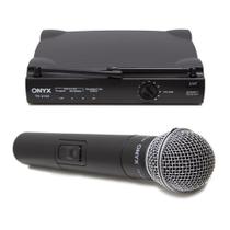 Microfone sem Fio TK U120 UHF Onyx Microfone sem Fio TK U120 UHF Onyx