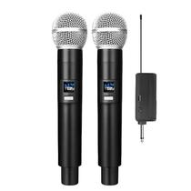 Microfone Sem Fio Tomate MT-2031 c/ 02 Microfones Microfone Sem Fio Tomate MT-2031 c/ 02 Microfones