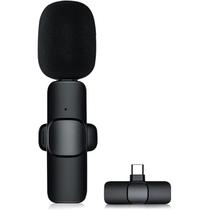 Microfone Sem Fio Transmissor Receptor Lapela Android Tipo C