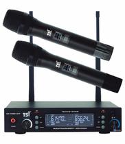 Microfone Sem Fio TSI BR-7000 UHF - 300 Canais (Duplo)